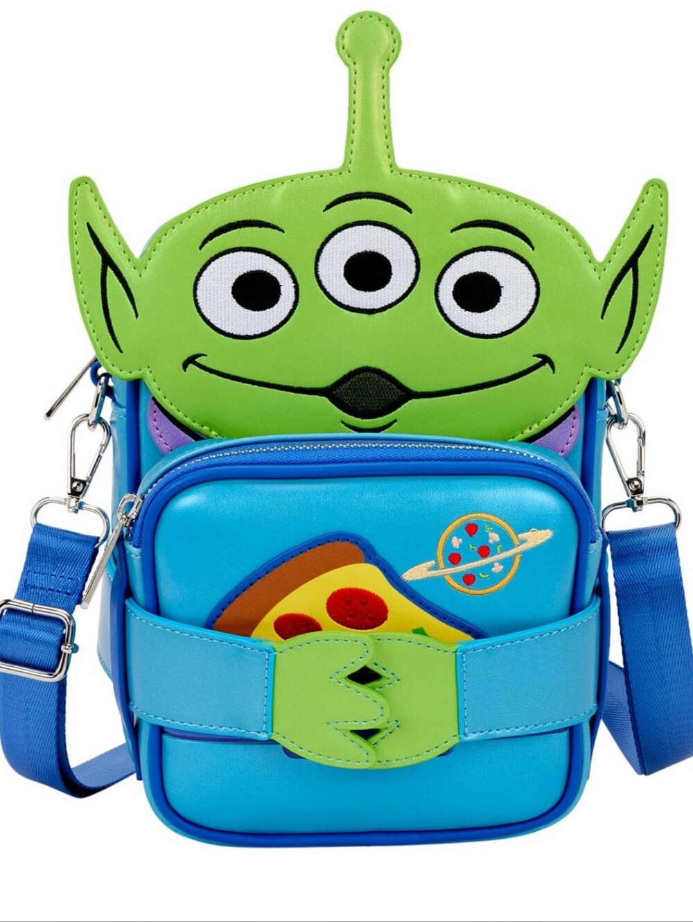 Toy Story Pizza Planet Anniversary Character Crossbody Bag with Cute Alien